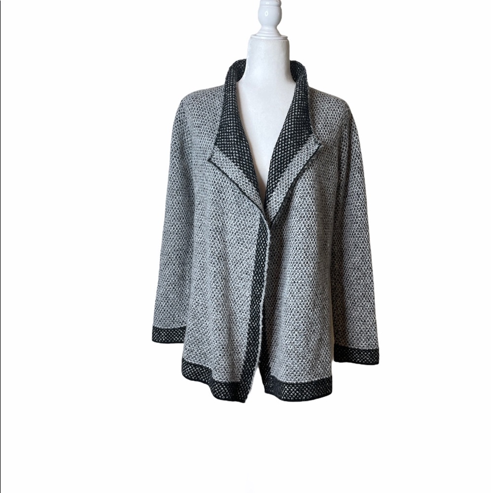 COPY - MARYLINE Open Cardigan Made in Italy wool blend Sm